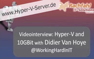 Didier Von Hoye im Videointerview zu 10GBit im Rechenzenrum